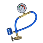 TUBO CON MANOMETRO PER RICARICA GAS ARIA CONDIZIONATA CARFIX